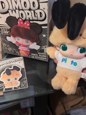 ✨New Dimoo Disney 'Pluto' Plush Pendant (NIB)